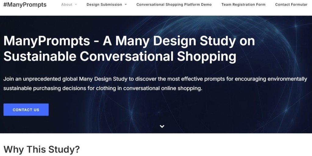 ManyPrompts Homepage